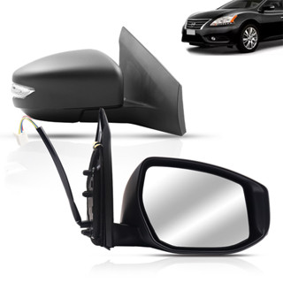 Retrovisor Sentra 2013 2014 2015 2016 Elétrico Com Pisca em Oferta na Shopee