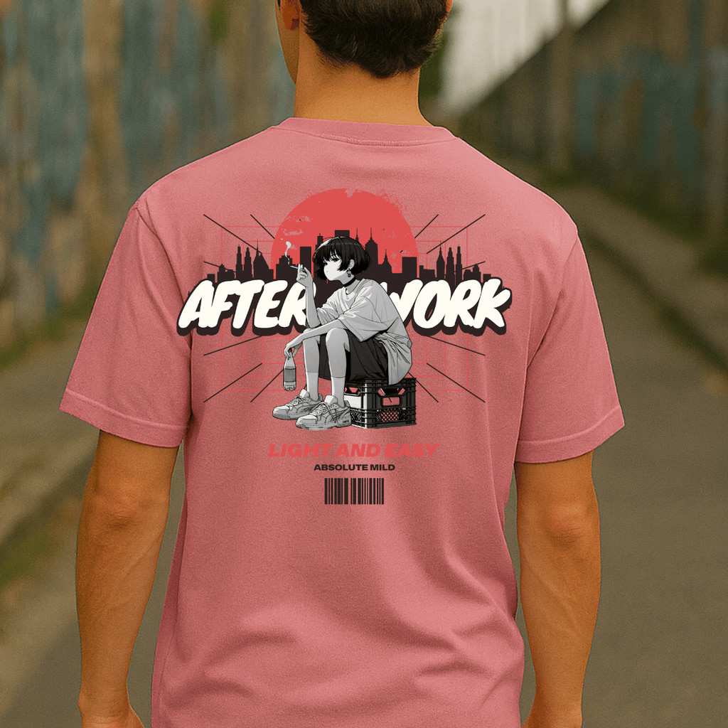 Camisa After Work Feminina Algodão Premium Oversized Streetwear Básica Moda Casual Estilo Blogueira Tendência Verão