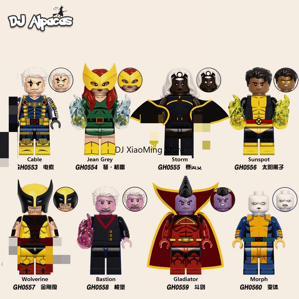 Blocos De Construção Figuras Brinquedo Colecionável GH0553 GH0554 GH0555 GH0556