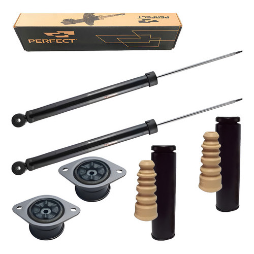 Par Amortecedor Traseiro + Kit Ecosport 1.6/2.0 2003 2004 2005 2006 2007 2008 2009 2010 2011 2012