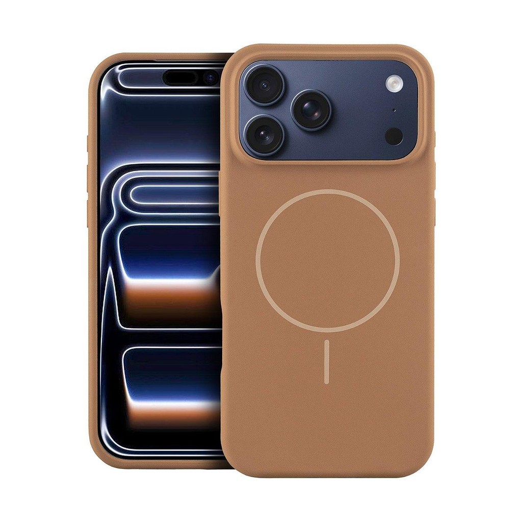 Capa case capinha para iPhone 17 Pro - Silicon Liquid Magsafe - Desert - Gshield em Oferta na Shopee
