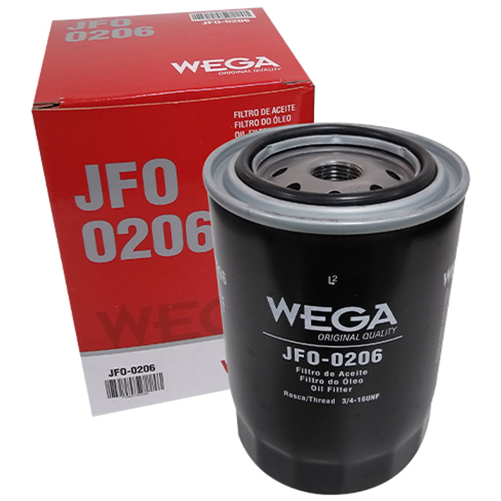 Filtro De Óleo Bandeirante 1993 A 2001 / Hilux 1994 A 2001 / Hilux Sw4 1992 A 1996 - Wega Jfo0206