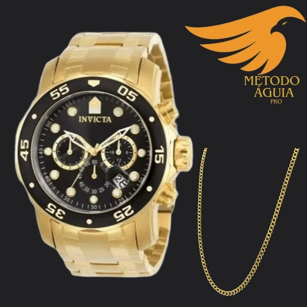 Relógio Invicta Pró Diver - Envio Imediato luxo, relógio masculino imponente
relógio masculino quartz com caixa