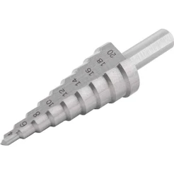 Broca De Aço Rápido Escalonada 4mm A 20mm Vonder