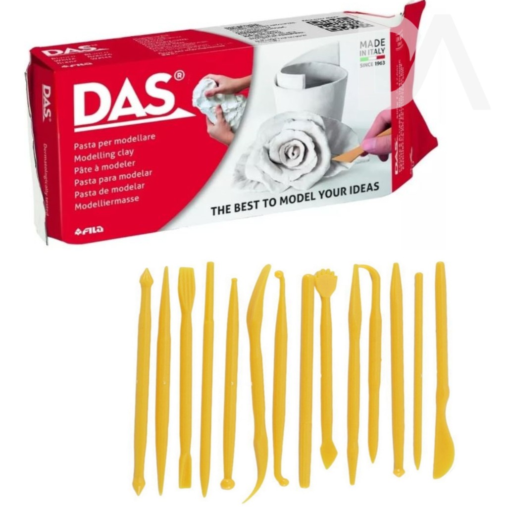 Massa De Modelar Branca 1kg   Espátulas  Modelagem Das Branco em Oferta na Shopee