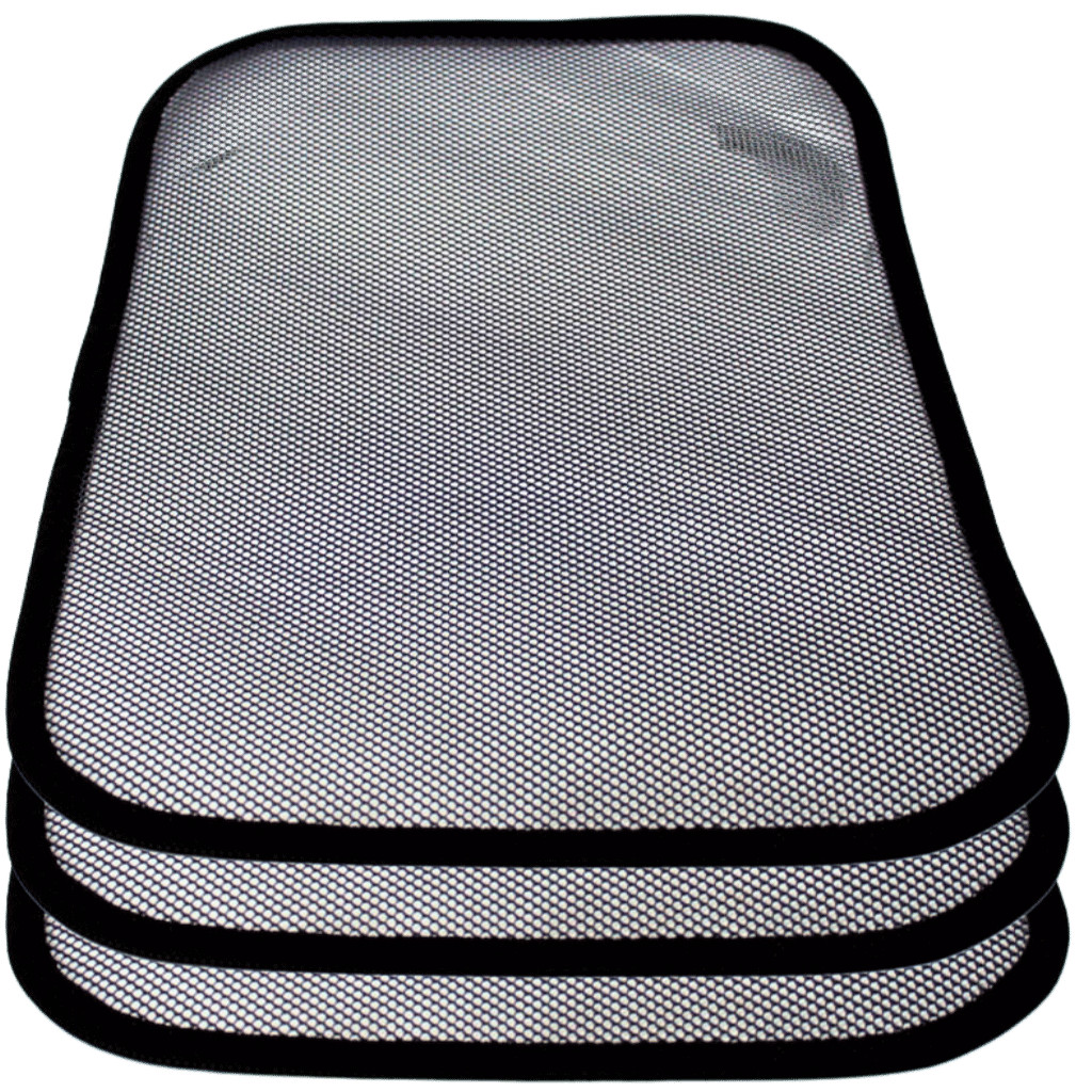 Kit 3 Tela Para Pia e Lavatório 57x35cm Pra Industria e Restaurante Evita Entupimento Protege Cuba Inox Nylon Resistente