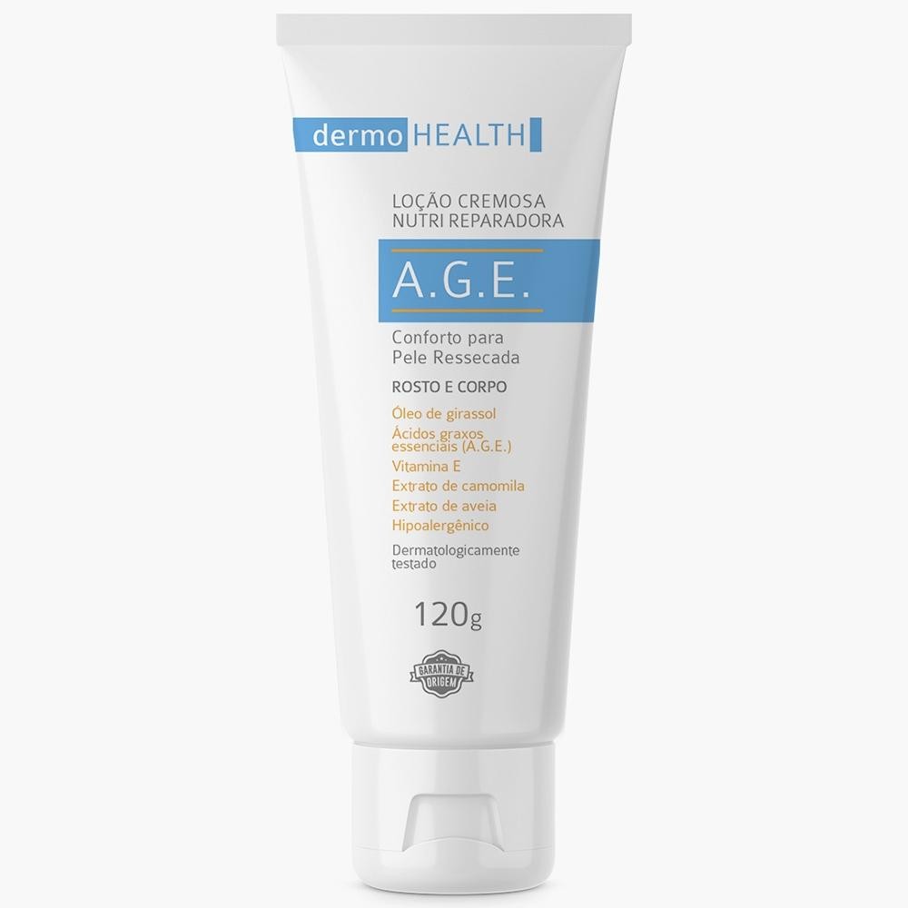 Loção Cremosa Nutri Reparadora A.G.E. 120g Dermo Health