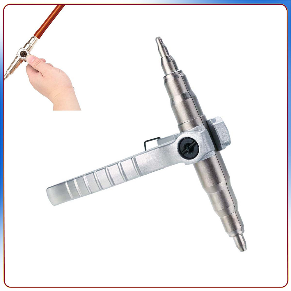 Expansor de tubo expansor de tubo de cobre de ar condicionado prateado 1/4 polegada-7/8 polegada