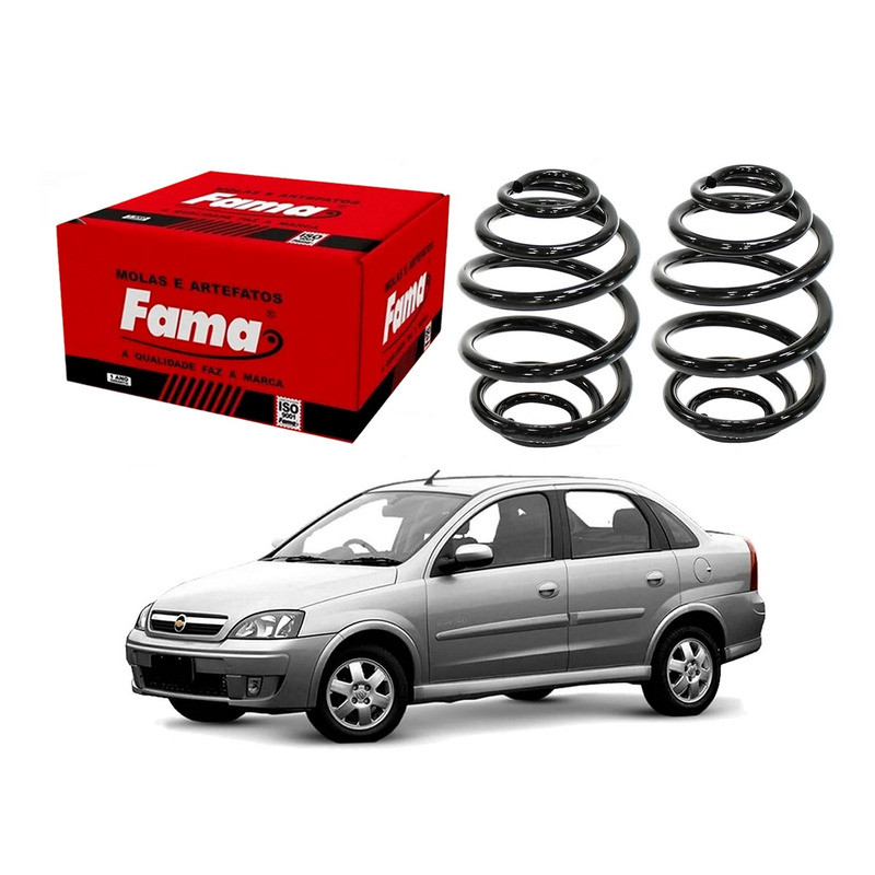 Par Mola Traseira Fama Corsa Sedan 1.8 2003 A 2009 em Oferta na Shopee