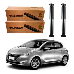 Par Amortecedor Traseiro Monroe Peugeot 208 1.6 2013 A 2016