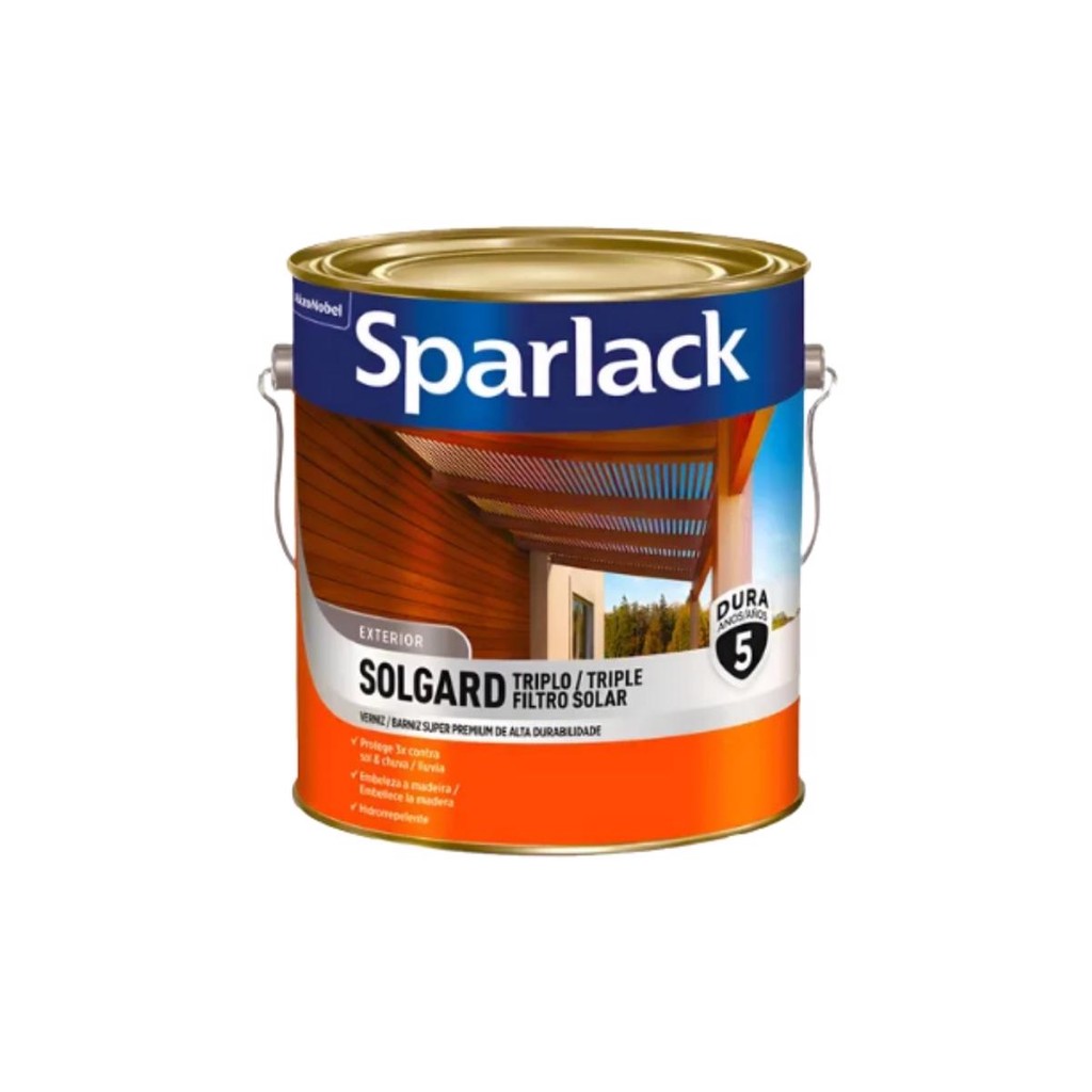 Solgard Sparlack Triplo Filtro Solar Natural Brilhante Gl 3,6l Natural Brilhante em Oferta na Shopee