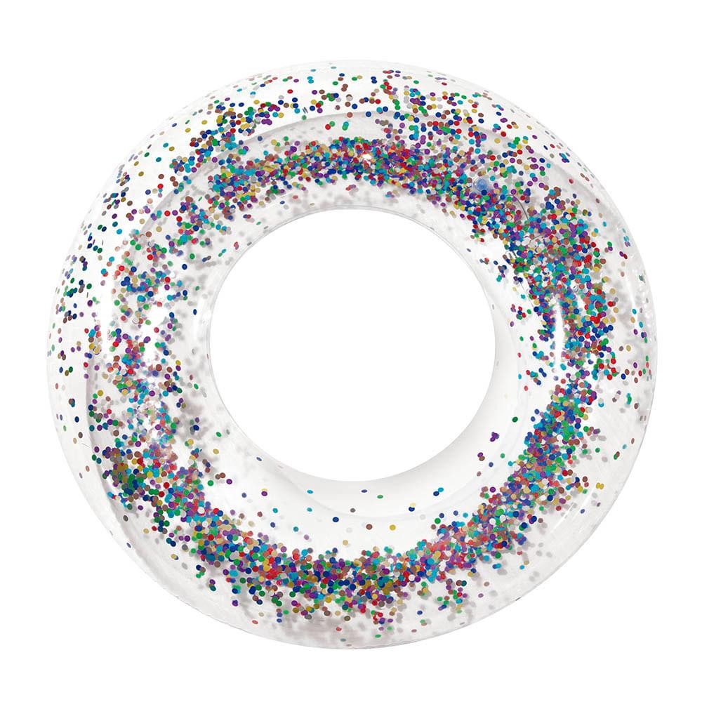 Boia Inflável com Glitter Sort em Oferta na Shopee