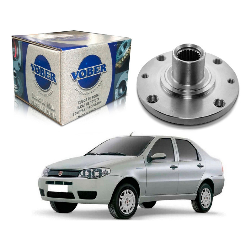 Cubo Roda Dianteiro Siena 1.0 1.4 1.8 2005 A 2010 em Oferta na Shopee