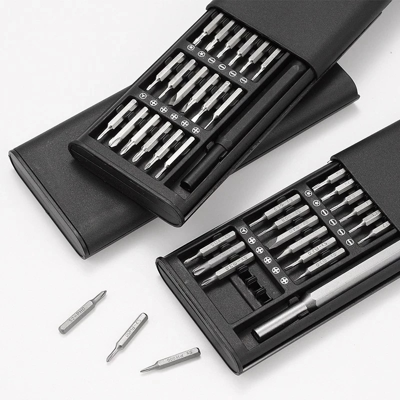 Kit Jogo Ferramenta Chave Magnética Precisão 24 Peças Pequenos Reparos Celular PC Notebook Óculos em Oferta na Shopee