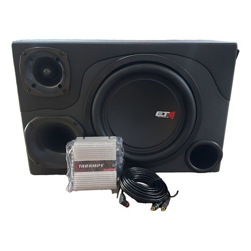 Caixa Trio Mala Carro Som Automotivo Completa + Modulo