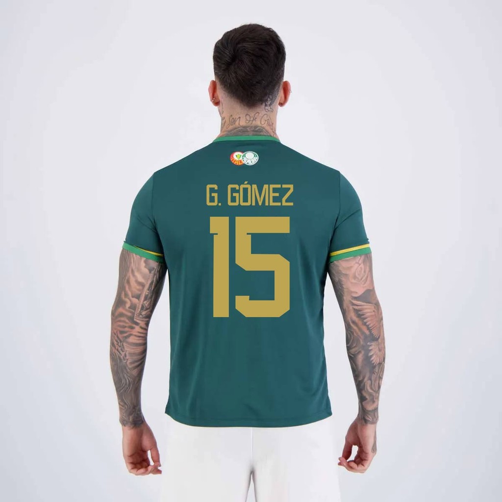 Camisa Palmeiras Energy IV Verde 15 Gustavo Gómez em Oferta na Shopee