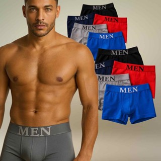 KIT 10 Cuecas Boxers Masculina de Microfibra ou 4 Unidades em Oferta na Shopee