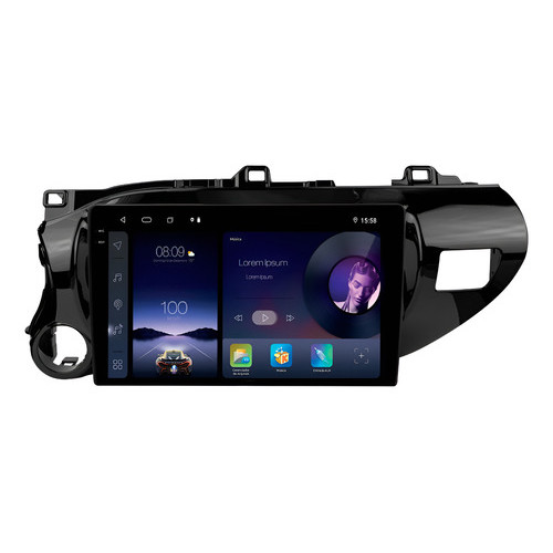 Multimídia Adak Iplay G2 Toyota Hilux 2017 A 2024 64gb Carplay Android Gps Bluetooth Qled 10p em Oferta na Shopee
