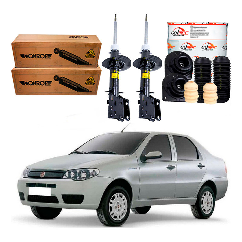 Kit Amortecedor Dianteiro Siena 1.0 2004 A 2011