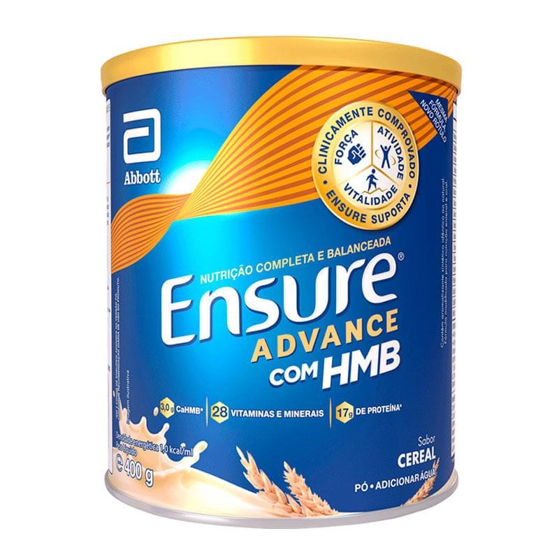 Suplemento Nutricional Ensure Advance Sabor Cereal 400g em Oferta na Shopee