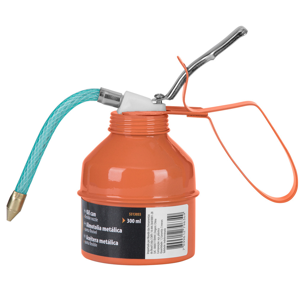 ALMOTOLIA METALICA, CAPACIDADE 300ML, PONTA FLEXIVEL, 1PC // SPARTA em Oferta na Shopee