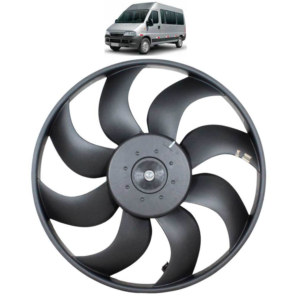 HELICE MOTOR VENTUINHA MAIOR 39 CM FIAT DUCATO/PEUGEOT BOXER/CITROEN JUMPER 2.8/2.3 2006 A 2017 1366290080