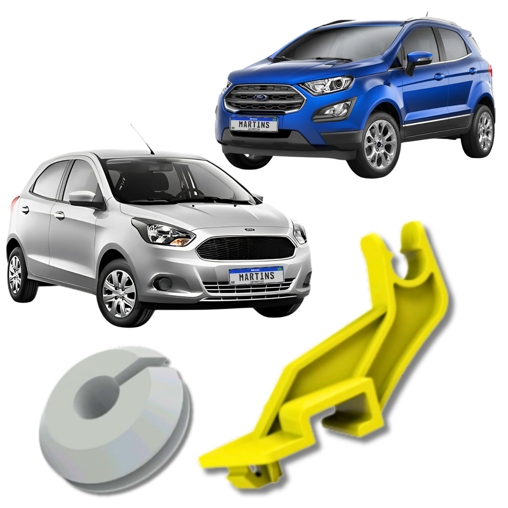kit Grampo Presilha da Haste Vareta Capô Ecosport 2012 a 2021 em Oferta na Shopee