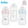 Mamadeira Buba Easy Flow 270 E  330 E 120 ml Anticólica Bico Silicone Pétala