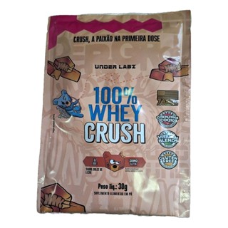 100% Whey Crush - 1 Sachê 30g Dulce de Leche - Under Labz em Oferta na Shopee