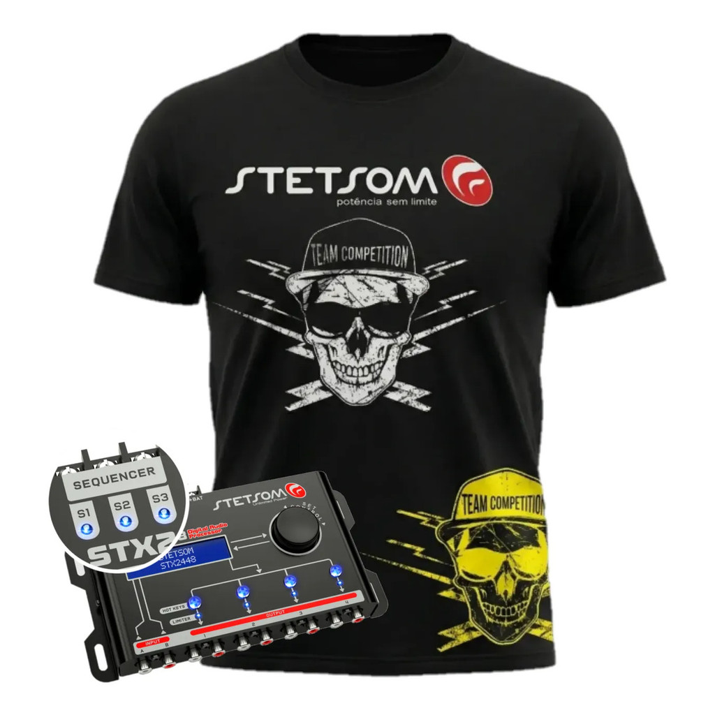 Processador De Áudio Stx2448 Stetsom Digital + Camiseta