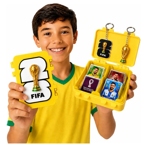 Caixa - Porta Figurinha Album Copa Do Mundo 2026
