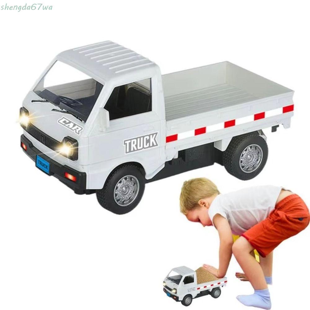 Empilhadeira De Controle Remoto SHENGDA , Veículo De Engenharia Musical Leve 1 : 16 , Caminhão RC Com Função De Pulveriz