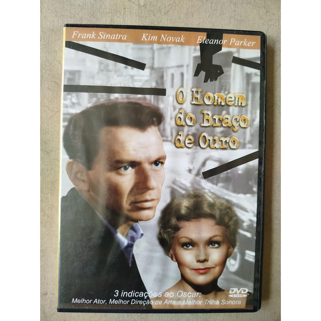 DVD Filme O Homem Do Braço De Ouro 1955 Frank Sinatra Kim Novak