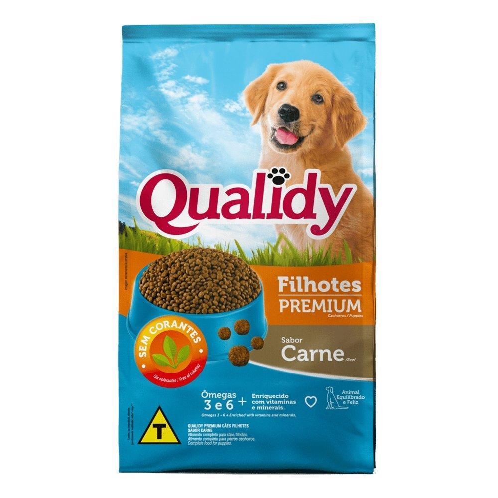 Ração para Cães Qualidy Premium Filhotes Carne 20kg