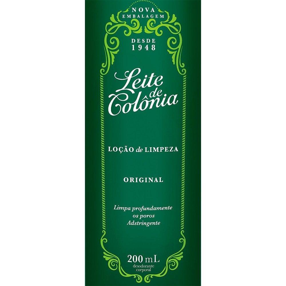 Leite de Colônia Loção de Limpeza Original 200ml — imagem 2 de 2
