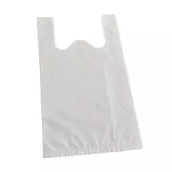 Sacola Uzzi Branca Economica 38x48 Suporta 3kg - Embalagem com 1000 Unidades