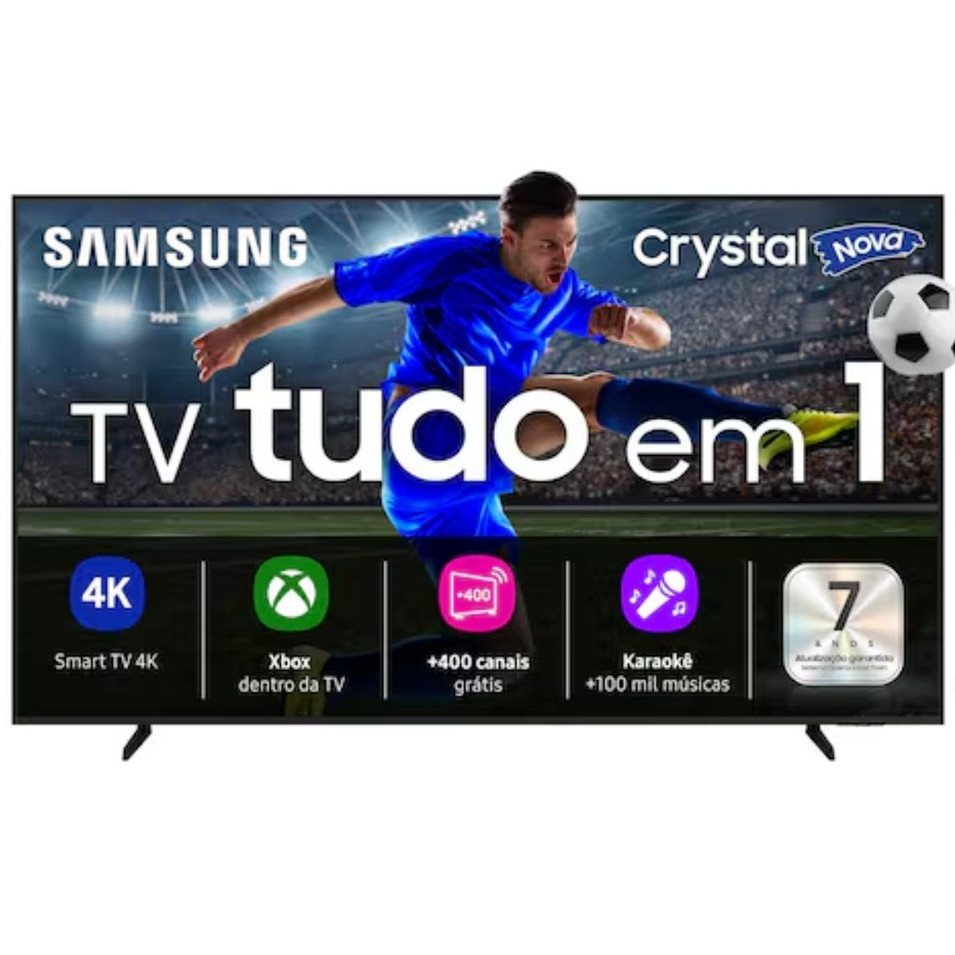 Oferta relâmpago Smart TV Samsung 65” 4K Crystal UHD 65U8600F HDR Tizen Xbox Gaming Bluetooth Wi-Fi Bivolt Original