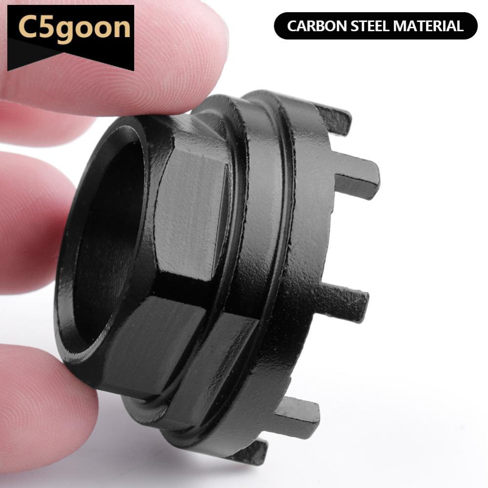 C5GOON Bicicleta Drive-side Suporte Inferior Oito Entalhe Ferramenta Para Copos ISIS BB Instalar e-Bike 8 Dentes Montage