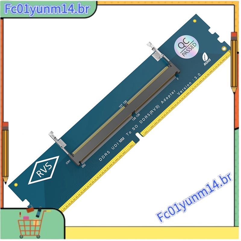Laptop DDR5 RAM Para SO DDR5 U-DIMM Placa Adaptadora De Mesa , Testador De Memória Conversor