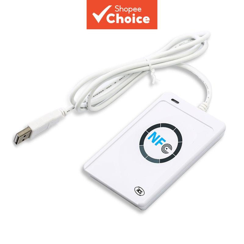 Para Leitor De Cartão Inteligente Sem Contato ACR122 NFC RFID USB , Velocidade De Leitura E Gravação De Até 212Kbps/242K
