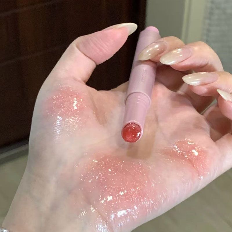 Nova cor está chegando estilo Aurora primavera verão Super elegante!Brilho labial sólido fino brilho labial Gel batom hi