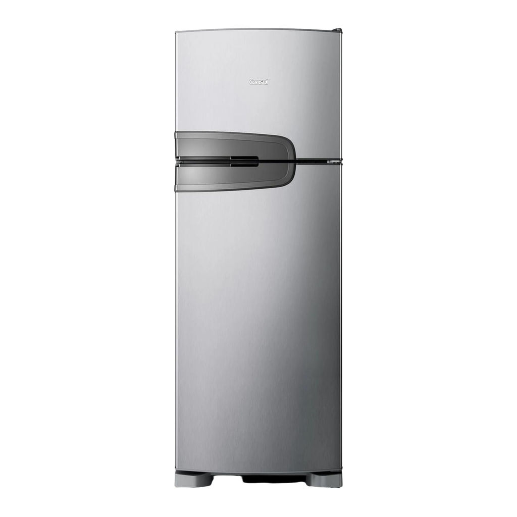 Geladeira Consul Frost Free Duplex 340 Litros com Prateleiras Altura Flex Cor Inox - CRM39AK