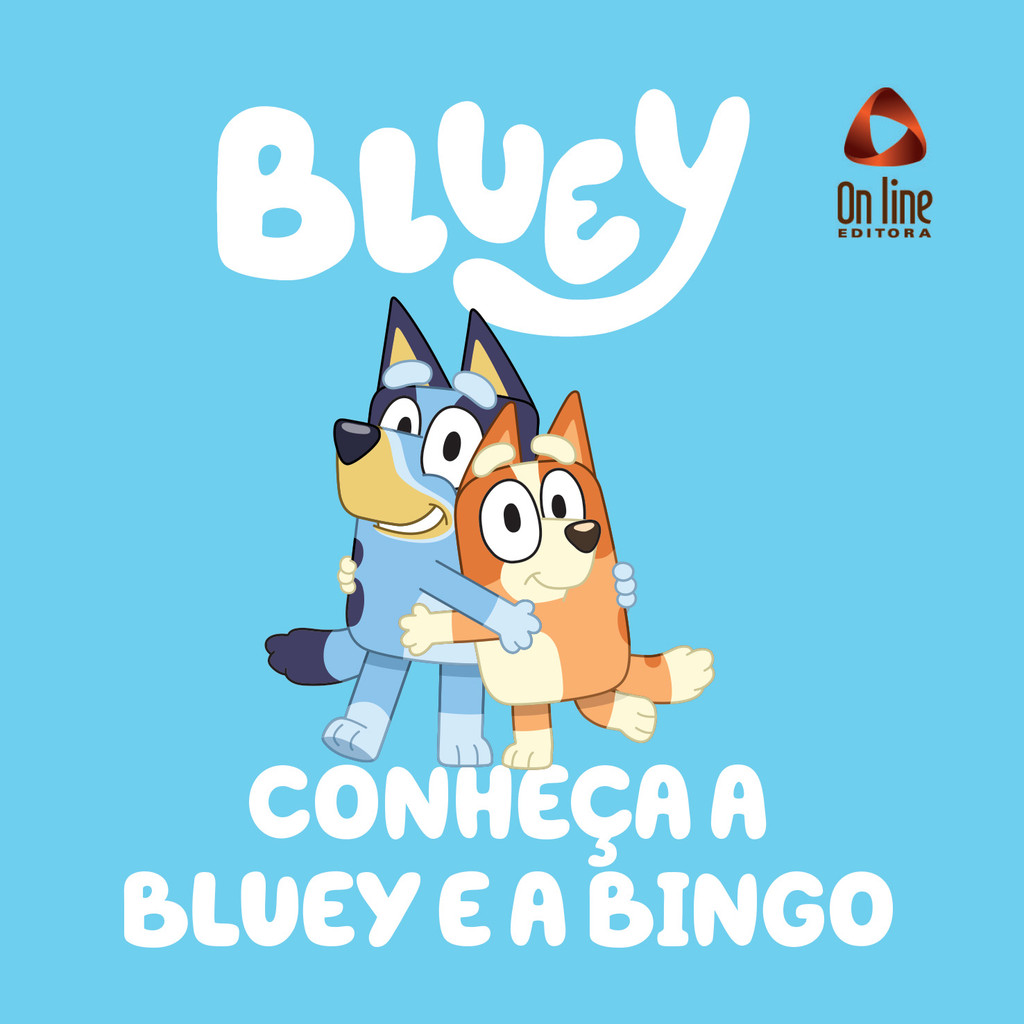 Bluey Livro de História - Conheça a Bluey e a Bingo