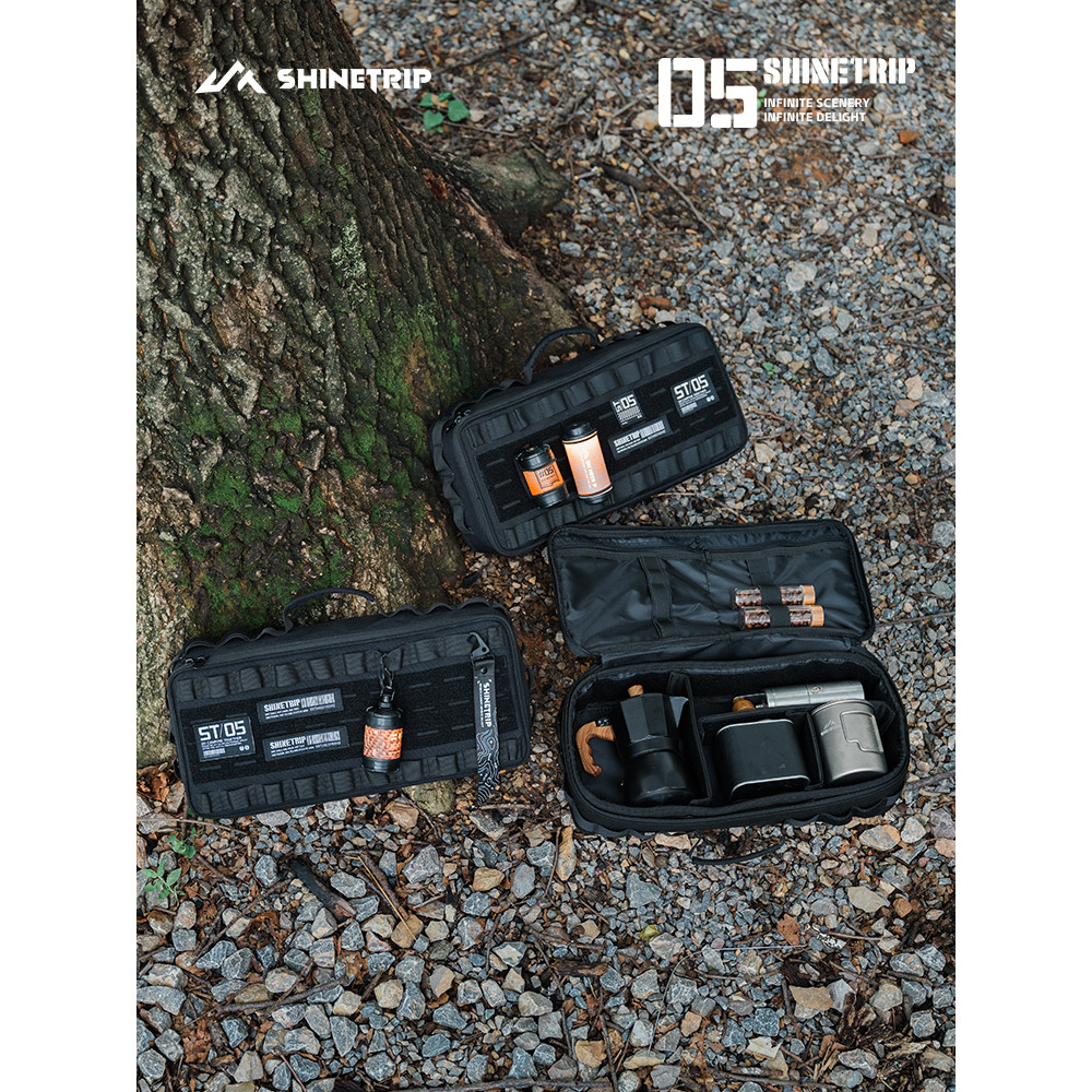 ShineTrip ShineTrip Outdoor 05 Series Tactical Magic Change Bolsa Cadeira de mesa Suspensão lateral Expansão Partição Ar