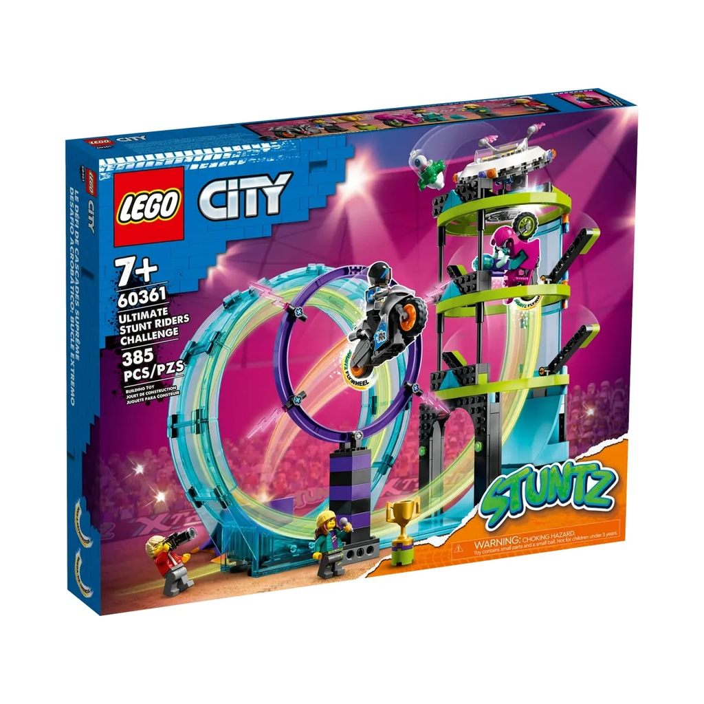 LEGO City - Desafio Supremo em Motos de Acrobacias - Stuntz - 385 Peças - 60361