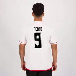 Camisa Flamengo Approval Branca 9 Pedro
