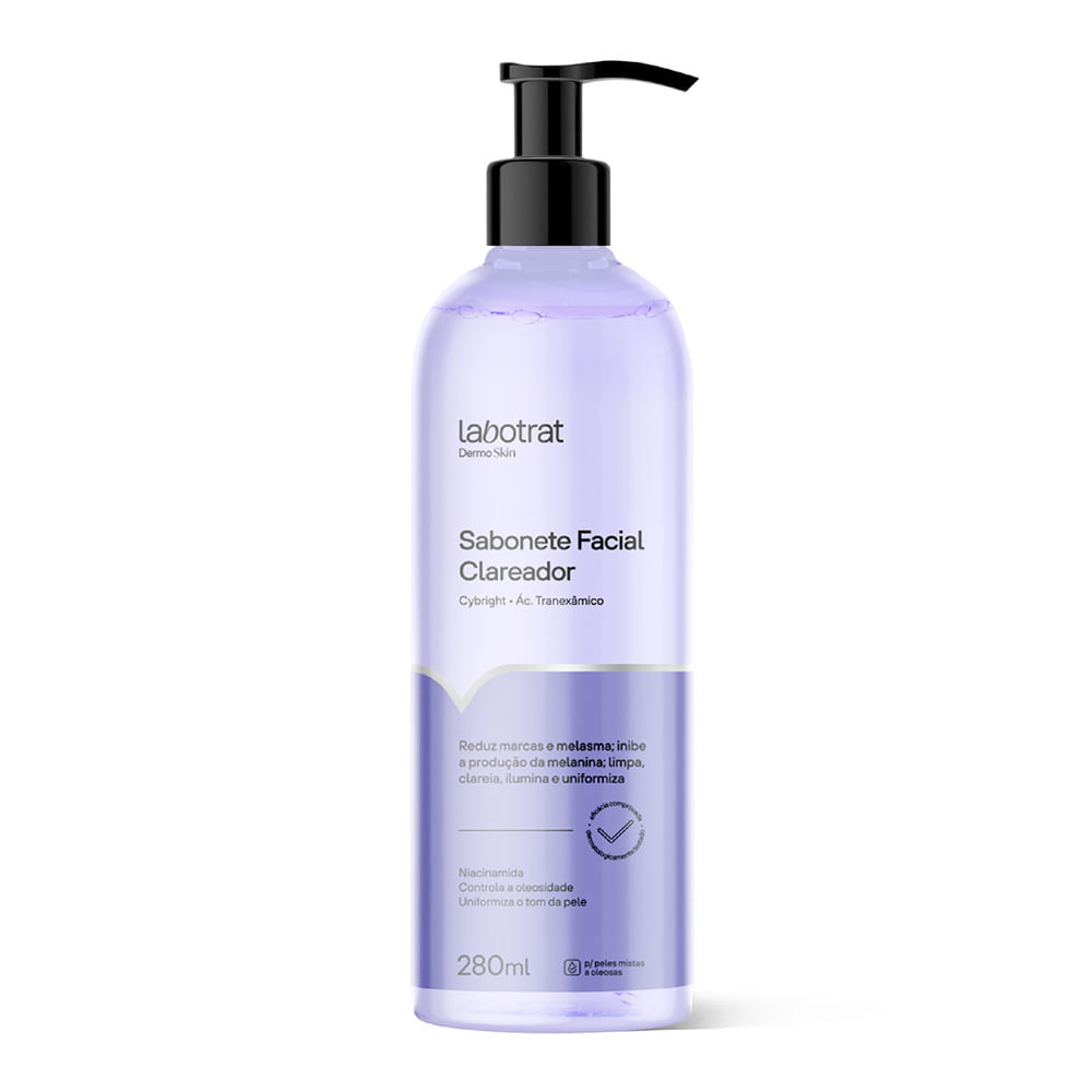 Sabonete Líquido Facial Labotrat Clareador Pele Mistas a Oleosas 280ml