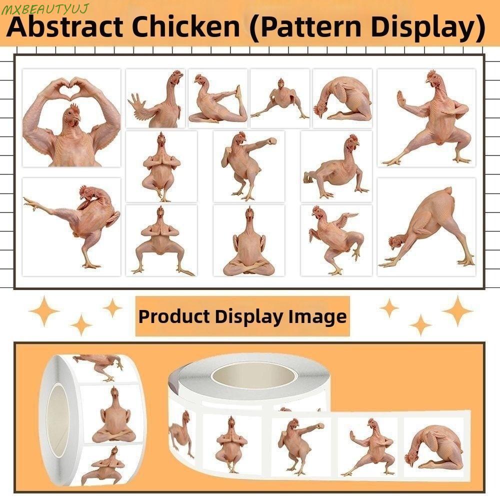MXBEAUTYUJ 2000 Unidades/Conjunto Adesivos Decorativos , De Vedação Rolo De Design Abstrato , Estilo Curioso