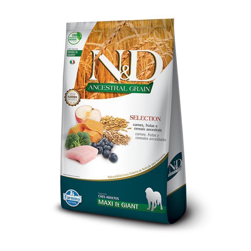Racao N&D Ancestral Selection Caes Adultos Racas Grandes 15kg