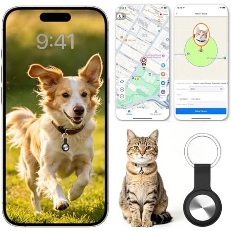 Rastreador GPS Inteligente Para Cães | mini Gatos Fácil De Usar À Prova D'água E De Quedas Em Tempo Real Animais De Esti